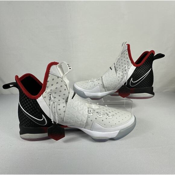Nike LeBron 14 Flip the Switch Mens Sneakers Size 10.5 White Black Red main image 4